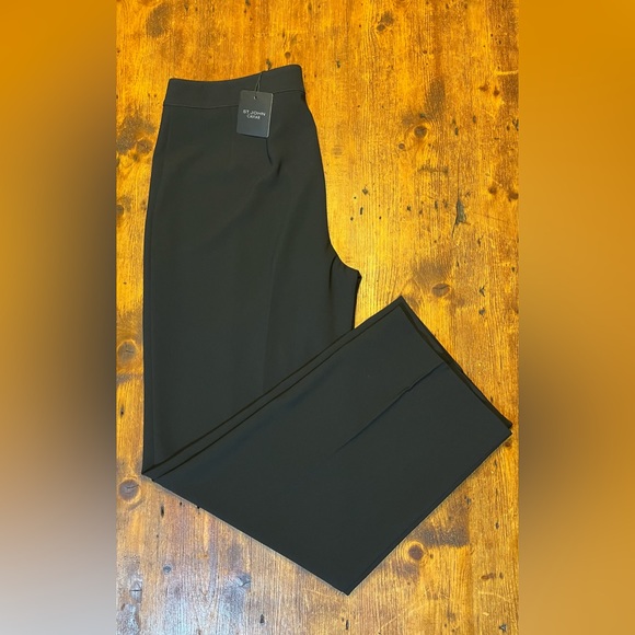 St. John NEW Caviar Diana Trouser Pant Straight
Leg sz 16 K883W50 - Picture 3 of 14